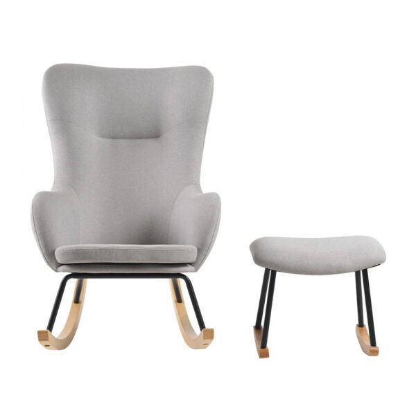 Baby Adventure Κουνιστή Πολυθρόνα Θηλασμού Grey