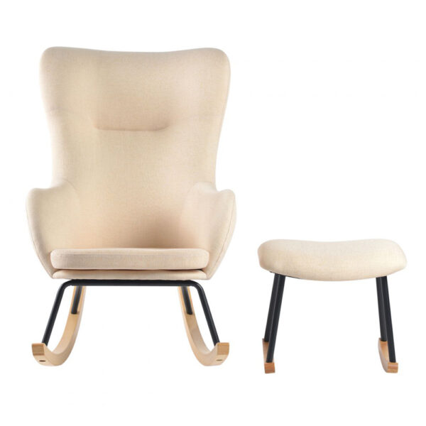 Baby Adventure Κουνιστή Πολυθρόνα Θηλασμού Light Brown