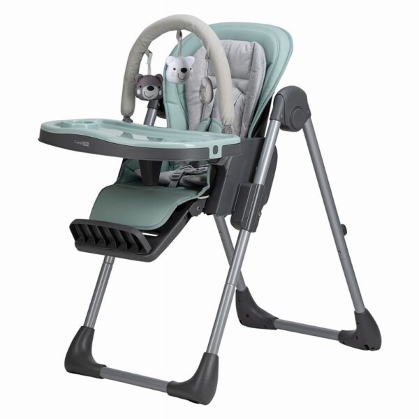 FreeOn Καρέκλα Φαγητού Lan Green με Μπάρα Παιχνιδιού