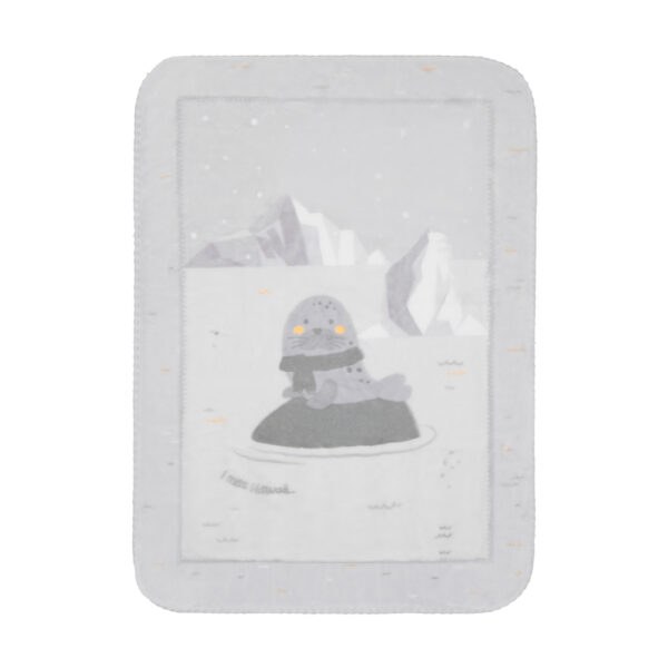 Kikkaboo Κουβέρτα Βελουτέ Seally Me 110/140εκ