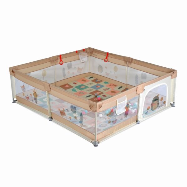 Moni Τετράγωνο Πάρκο GameZone Beige 180x200 3m+