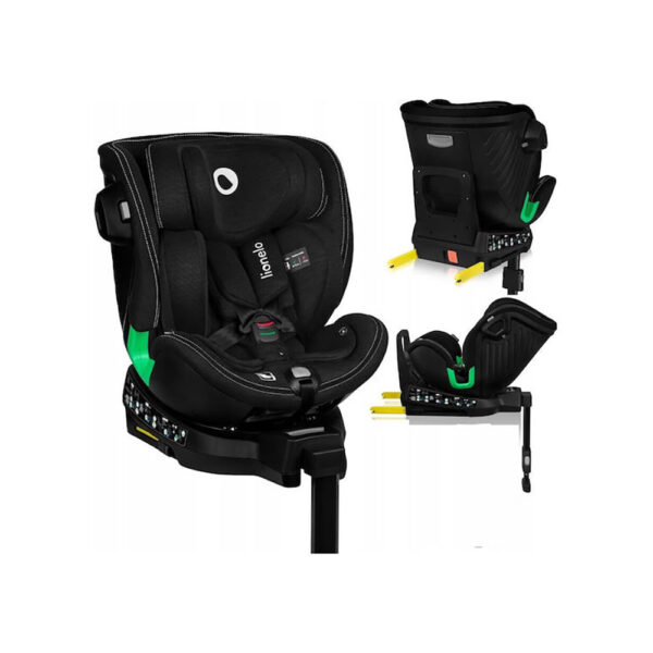 Lionelo Κάθισμα Αυτοκινήτου Harmony i-Size 40-150 cm Black Carbon Bamboo