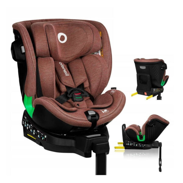 Lionelo Κάθισμα Αυτοκινήτου Harmony i-Size 40-150 cm Red Brick Bamboo