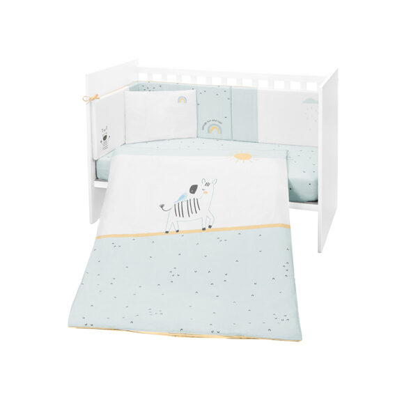 Kikkaboo Σετ Προίκας Stripy Friends 70x40 6τεμ.