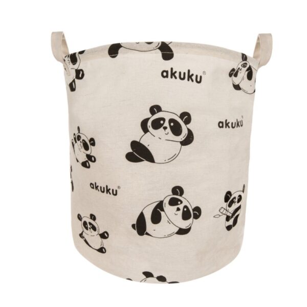 Akuku Αναδιπλούμενο Kαλάθι για Παιχνίδια Panda