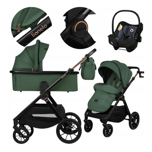 Lionelo Σύστημα Μεταφοράς Layla 3 σε 1 Green Forest
