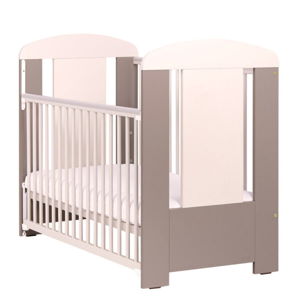 *ΠΡΟΣΦΟΡΑ* Κούνια Μωρού Motherbaby Cappuccino Latte  Drop με Κινητό Κάγκελο 0-3 ετών