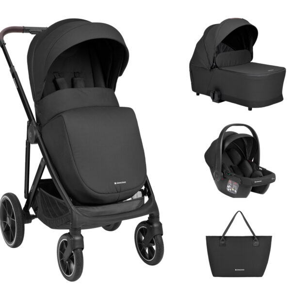 Kikkaboo Σύστημα Καροτσιού Chiara 3 σε 1 με Κάθισμα Αυτοκινήτου 40-87cm Black