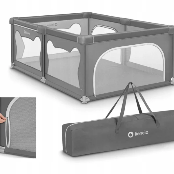 Lionelo Willow Πάρκο Gray Congrete 187x127 εκ.