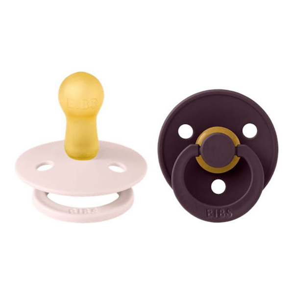 Πιπίλες Bibs Colour Latex Petal / Plum Σετ 2 Τεμ. Νο 1 0m+