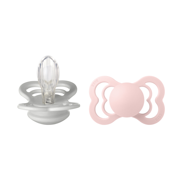 Bibs Πιπίλες Σιλικόνης Supreme Haze / Blossom Σετ 2 Τεμ. Νο 1 0m+