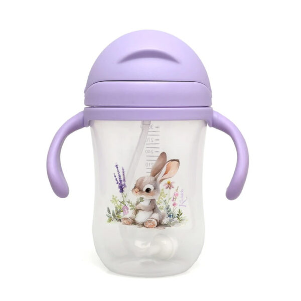 Kiokids Παγούρι με Λαβές Lavender Bunny 300ml 6m+