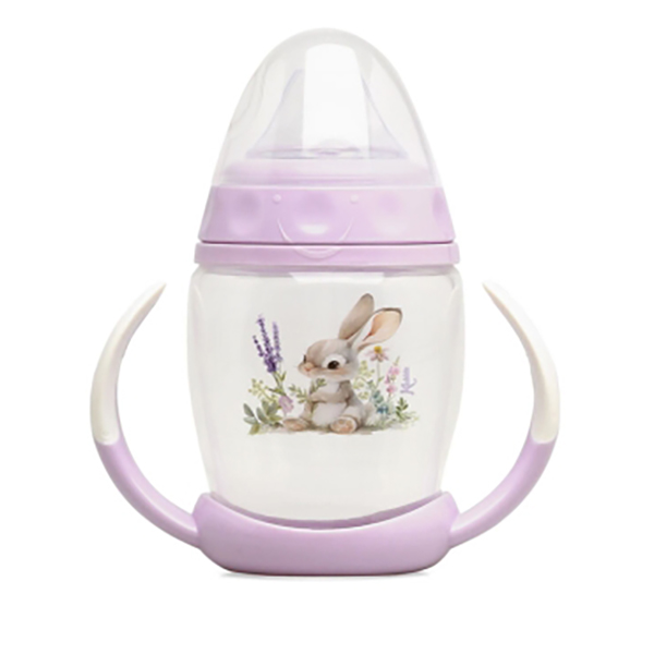 Kiokids Εκπαιδευτικό Ποτηράκι Lavender Bunny 1ο Βήμα 270ml 6m+