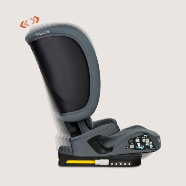 Lionelo Κάθισμα Αυτοκινήτου Orin i-Size isofix 100-150 cm Gray Graphite