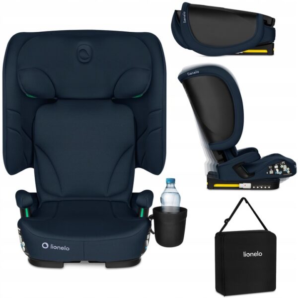 Lionelo Κάθισμα Αυτοκινήτου Orin i-Size isofix 100-150 cm Blue Navy