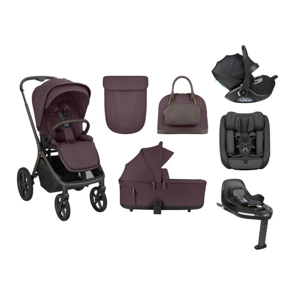 Kikkaboo Platinum Σύστημα Μετακίνησης Goya 5 σε 1 Merlot Δώρο Κάθισμα i-Class Plus 40-105cm