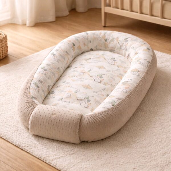 Catriss Βρεφική Φωλιά 2πλής Όψης Elephant Beige
