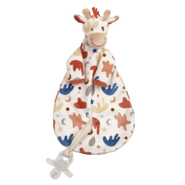 Happy Horse Πανάκι Παρηγοριάς 24εκ. Giraffe Gilles με Θέση για Πιπίλα