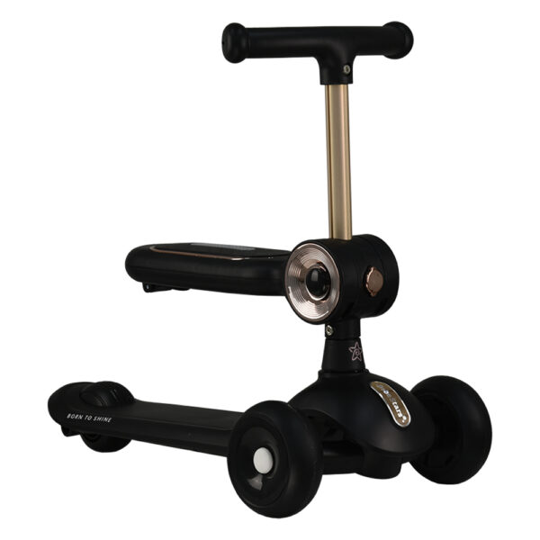 Bebe Stars Πατίνι X-Ride 2 σε 1 Black
