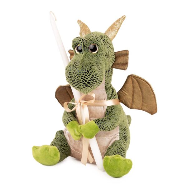 Amek Λαμπάδα με Dino Green 32cm