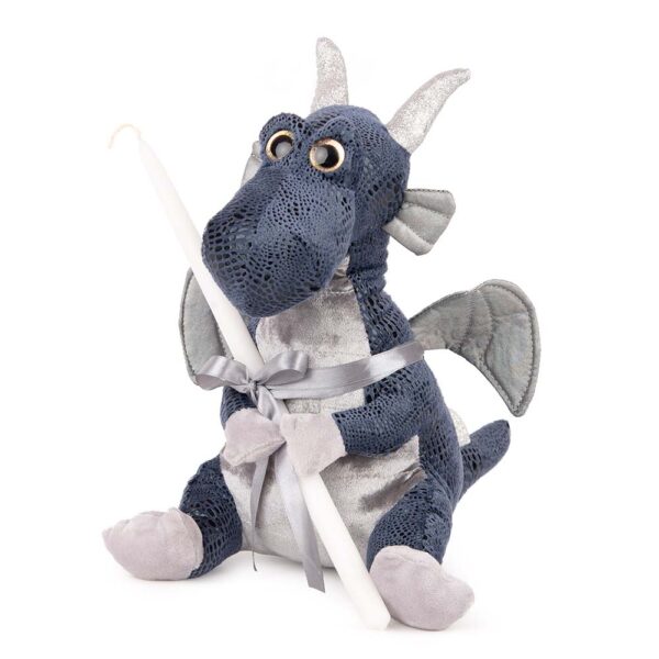 Amek Λαμπάδα με Dino Grey 32cm