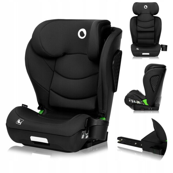 Lionelo Κάθισμα Αυτοκινήτου Neal i-Size isofix 100-150 cm Black Carbon