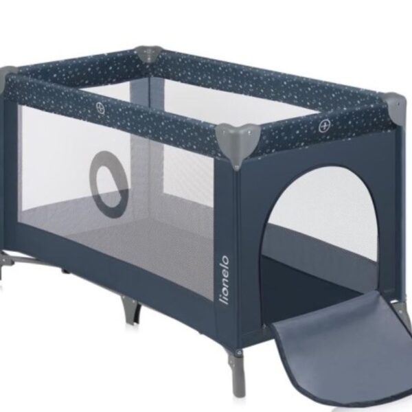 Lionelo Stefi Παρκοκρέβατο 1 Επιπέδου Blue Gray