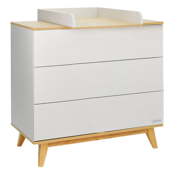 Bebe Stars Συρταριέρα Αλλαξιέρα Cappuccino 90x53x88
