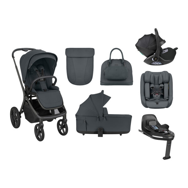 Kikkaboo Platinum Σύστημα Μετακίνησης Goya 5 σε 1 Graphite Δώρο Κάθισμα i-Class Plus 40-105cm