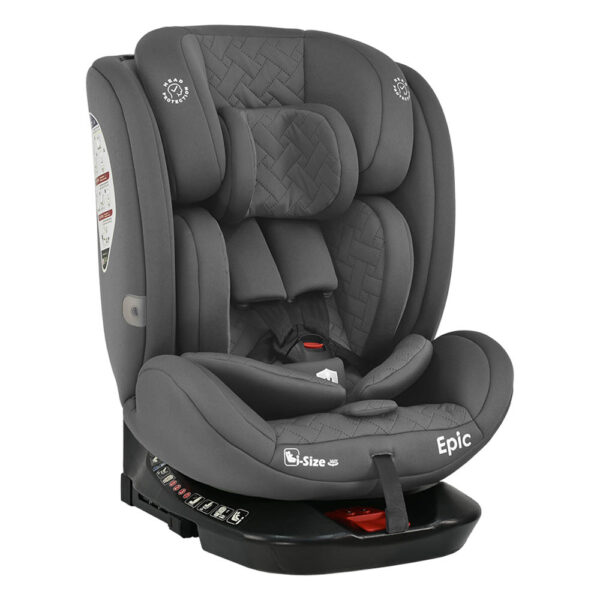 Bebe Stars Κάθισμα Epic i-Size 360° Smoked Grey 40-150cm