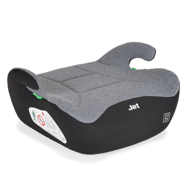Cangaroo Κάθισμα Αυτοκινήτου Booster Jet Grey Black 125-150cm