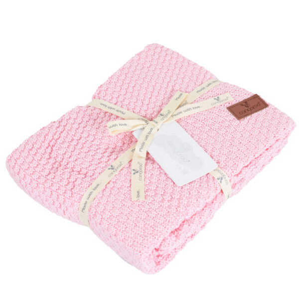 Cangaroo Βρεφική Κουβέρτα Popcorn Pink 80x100 εκ.