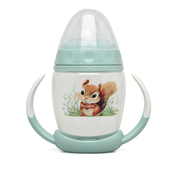 Kiokids Εκπαιδευτικό Ποτηράκι Σκιουράκι 1ο Βήμα 270ml 6m+