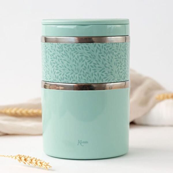 Kiokids Θερμός Φαγητού με 2 Θαλάμους 900ml Μέντα