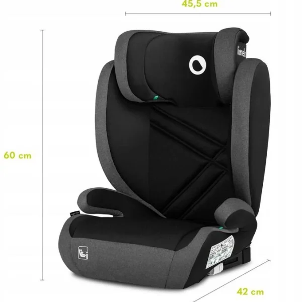 Lionelo Κάθισμα Αυτοκινήτου Hugo i-Size 100-150 cm Black Carbon