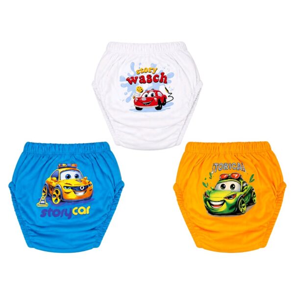 Poopes Classic Εκπαιδευτικά Βρακάκια Car Wash Orange 3τεμ.