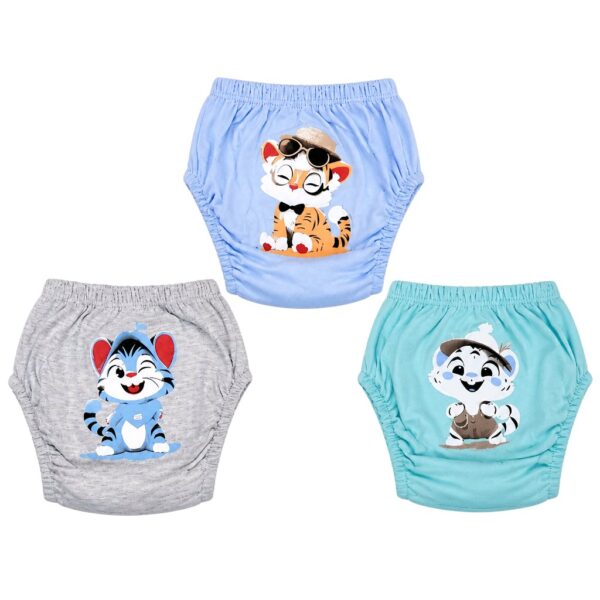 Poopes Classic Εκπαιδευτικά Βρακάκια Holiday Cat Turquoise 3τεμ.