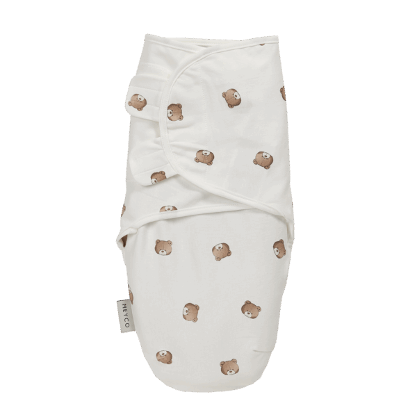 Meyco Swaddle Βρεφικός Υπνόσακος  Bear Multicolor 0-3 μηνών