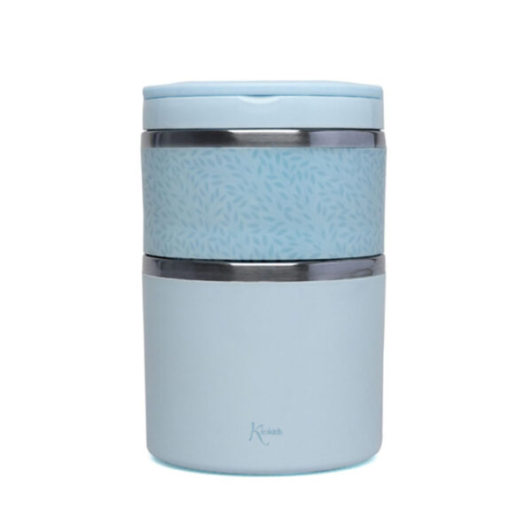 Kiokids Θερμός Φαγητού με 2 Θαλάμους 900ml Σιέλ