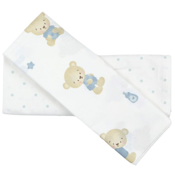 Ninetta Σετ Σεντόνια Λίκνου Καλαθούνας 478 Blue Bear