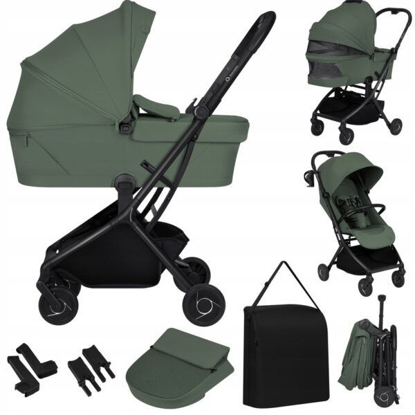 Lionelo Sia Flex 2 σε 1 Καρότσι Green Emerald
