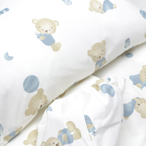 Ninetta Σετ Σεντόνια 3 τεμ Baby Aqua