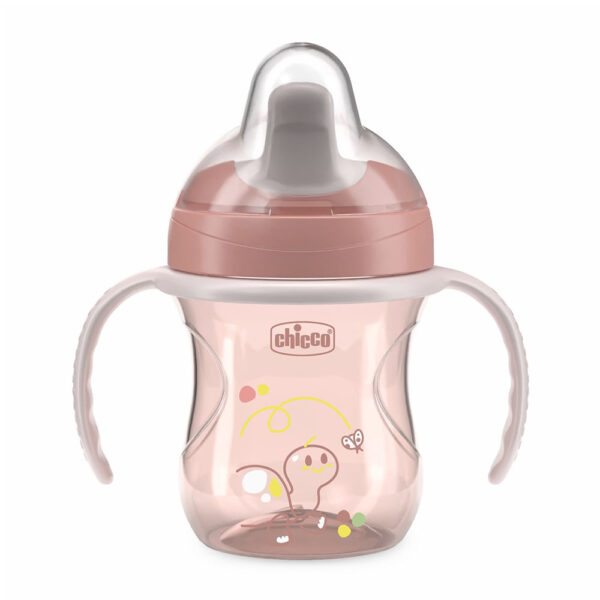 Chicco Εκπαιδευτικό Κύπελλο Natural Ροζ 6m+