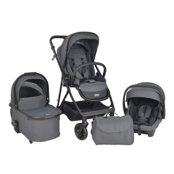 Πολυκαρότσι Bebe Stars Dione 3 σε 1 Titanium Grey