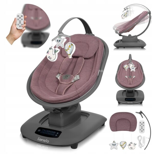 Lionelo Blossom Διαδραστικό Ηλεκτρικό Ρηλάξ Pink Mauve
