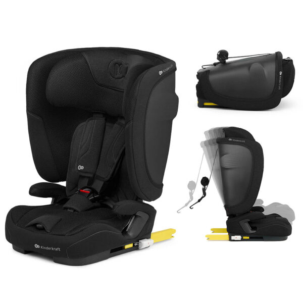 Kinderkraft Κάθισμα Αυτοκινήτου Fix2Go i- Size 76- 150cm Black