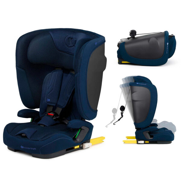Kinderkraft Κάθισμα Αυτοκινήτου Fix2Go i- Size 76- 150cm Navy