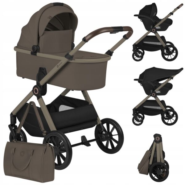 Lionelo Σύστημα Μεταφοράς Layla 3 σε 1 Beige Taupe