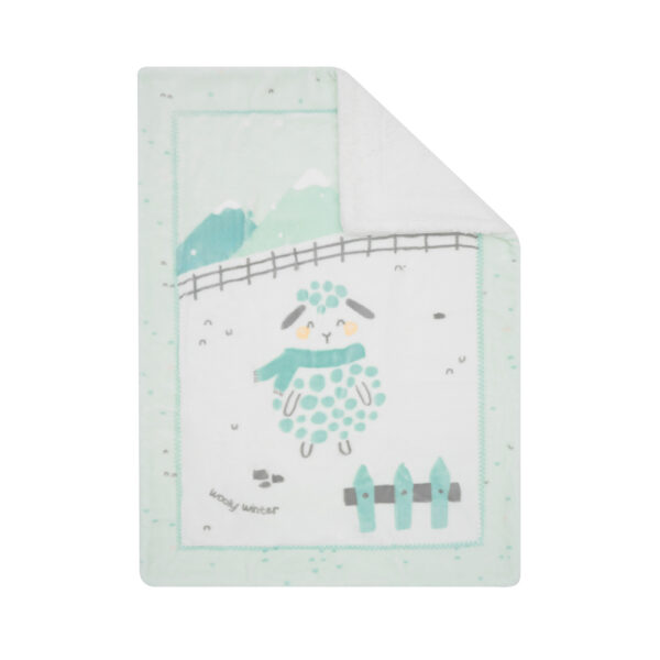 Kikkaboo Κουβέρτα Βελουτέ Sherpa Sleepy Sheep 110/140εκ.