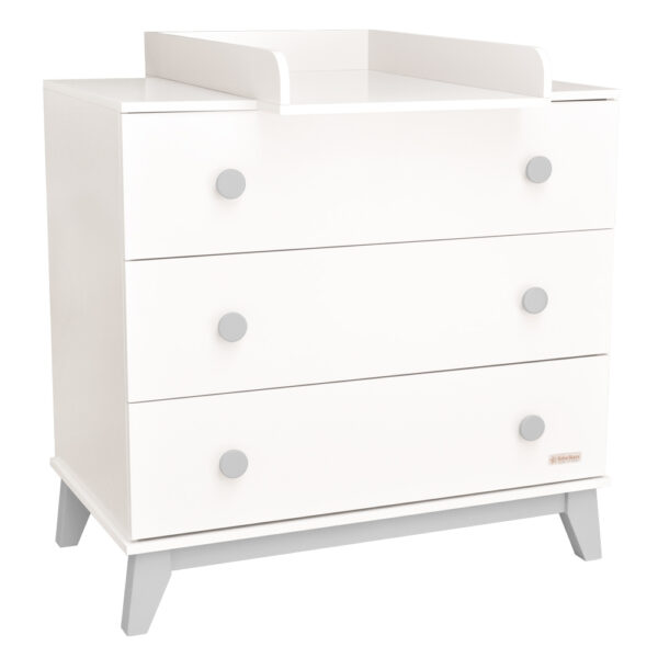Bebe Stars Συρταριέρα Αλλαξιέρα White 90x53x85